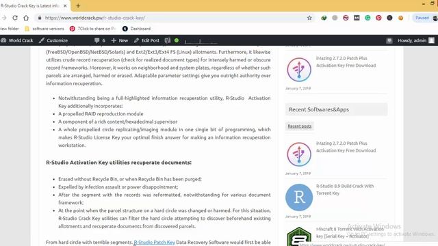 R-Studio  8.9 Build Crack With Torrent Key
