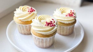 Ванильные КАПКЕЙКИ с МАЛИНОВОЙ НАЧИНКОЙ