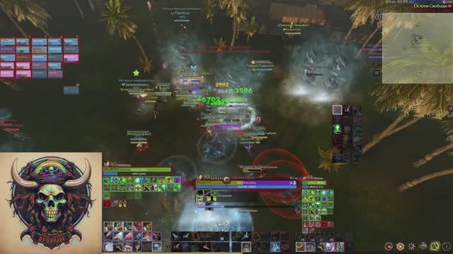 ArcheAge Сервер ТАРОН (КЕК VS Пираты - ВС) СОЧНОЕ пвп на МАРЛИ .