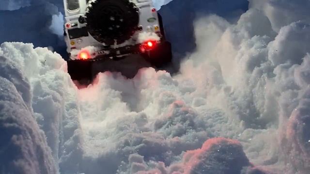 Зимний RC Off-road на Defender 110, LC76