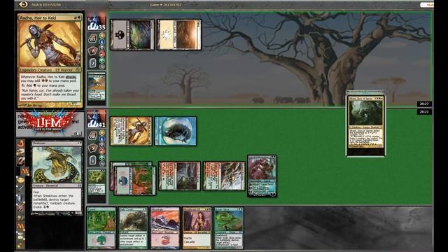 LIFM MTGO EDH Radha, Heir to Keld vs Ghave, Guru of Spores смотреть онлайн