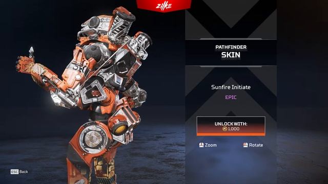 Pathfinder Sunfire Initiate × SKIN SHOWCASE × Apex Legends смотреть онлайн