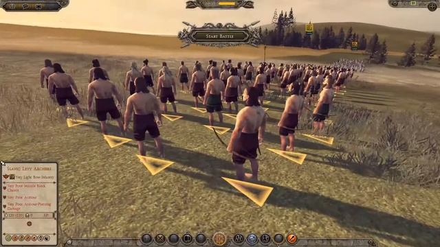 Total War: Attila - Sclavenians Faction - All Units Showcase