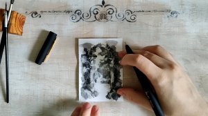 [ASMR] Тушь. Дорабатываю детали рисунка (5/5)