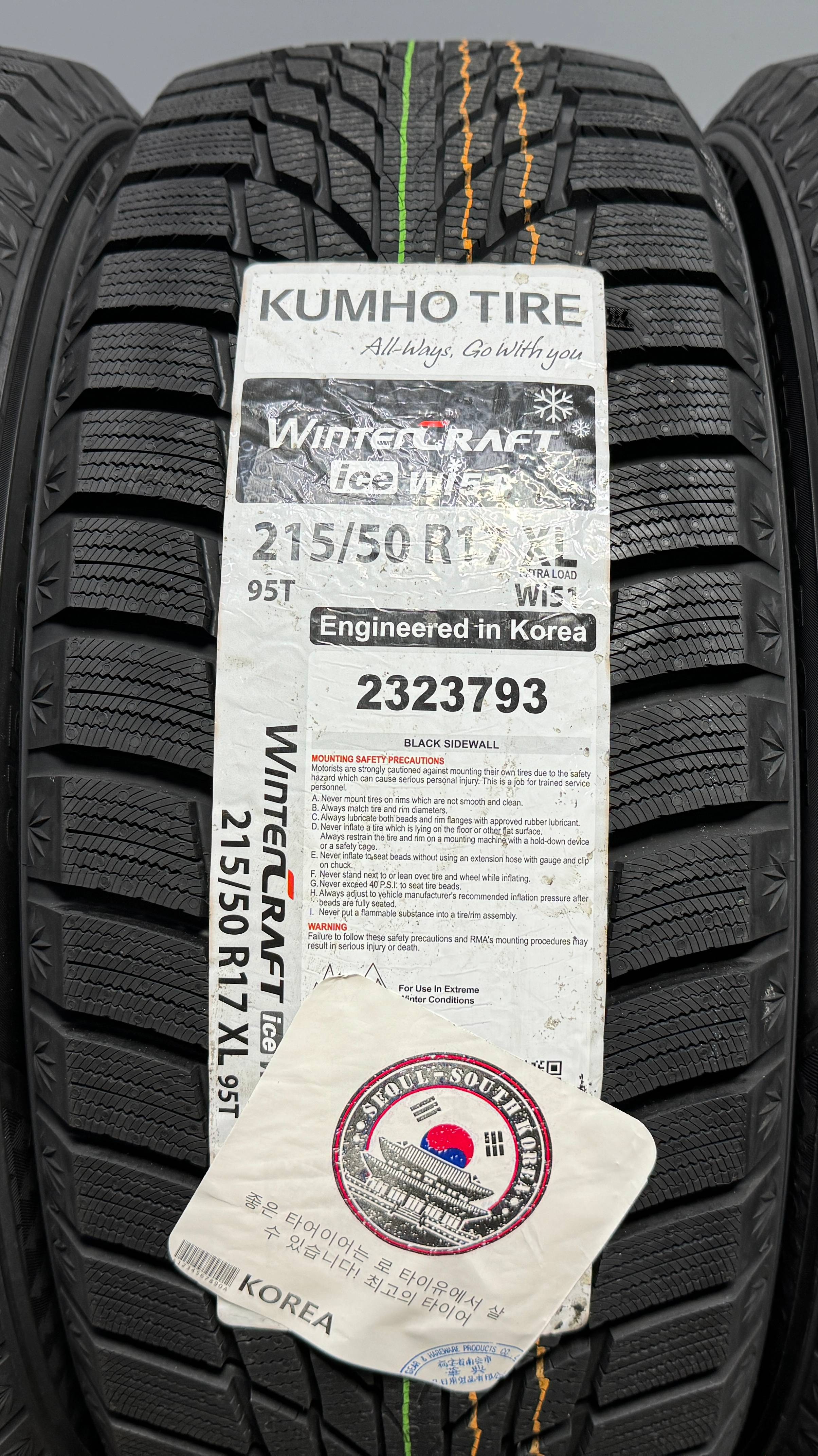 Kumho WinterCraft Ice WI51 215/50 R17 95T XL