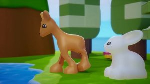 LEGO DUPLO - Different Places and Spaces Song! | Learning For Toddlers | Nursery Rhymes