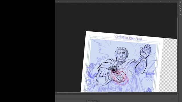 Inking session with Sergio Cariello- roman centurion смотреть онлайн