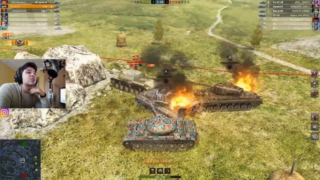 WoT Blitz - Эпический врыв ● Зажал всю команду в угол ● Уникальная тактика на СТ(WoTB) смотреть онлайн