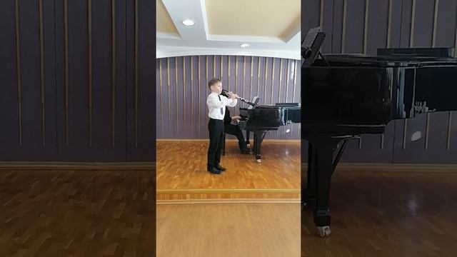 2тур_Бодунов Егор, гобой,  младшая группа. Вокализ N2, Раков Н.П. Крыжачок, в обр. Пушечникова И.Ф.