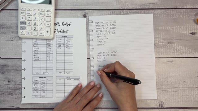 BUDGET WITH ME | CALCULATING MY APRIL BUDGET смотреть онлайн