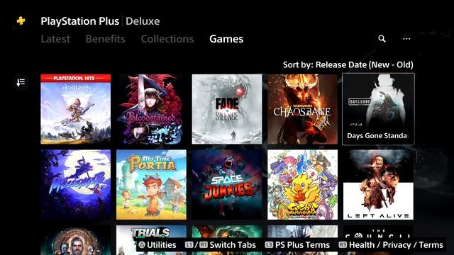 ALL PS PLUS Deluxe GAMES .