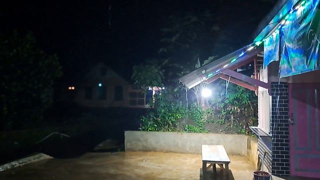 The Heavy Rain At Night Makes The Atmosphere Even Colder.