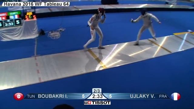 FE W F Individual Havannah GP 2016 T64 28 yellow UJLAKY FRA vs BOUBAKRI TUN смотреть онлайн