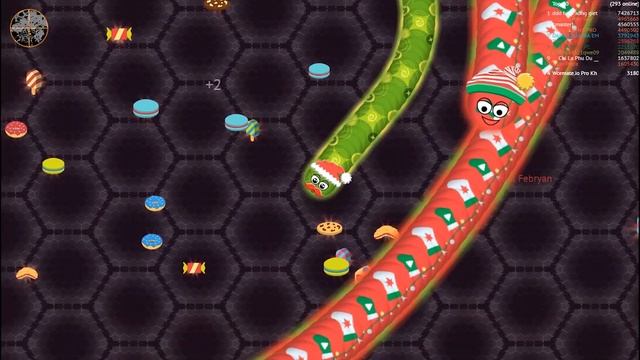 Wormate.io - How to Get Bigger in a Second from Tiny Worm Trolling Moments смотреть онлайн