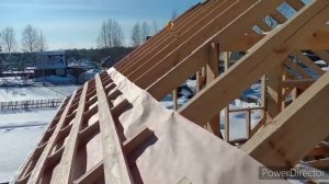 Каркасный дом 6х8 своими руками ч. 11. Кровля