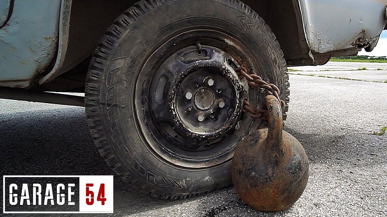 32 кг ГИРЯ к КОЛЕСУ, ЧТО БУДЕТ если ПОЕХАТЬ?
