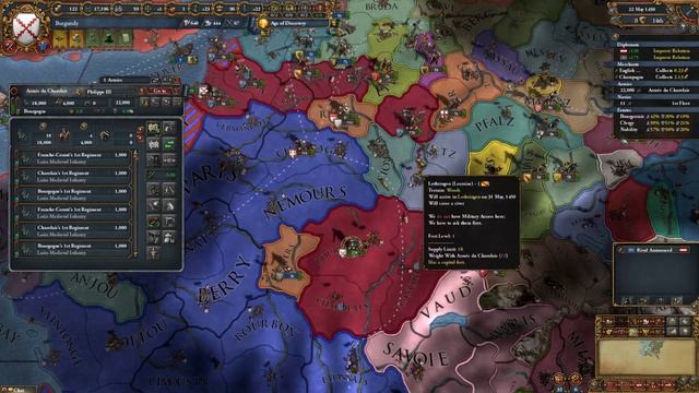 Aragundy! Europa Universalis 4 Multiplayer with Kaido Marahu (Aragon) & Horath Drak (Burgundy) #03 смотреть онлайн