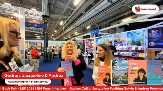 ReadersMagnet goes to the London Book Fair 2024 LIVE. Watch now! смотреть онлайн