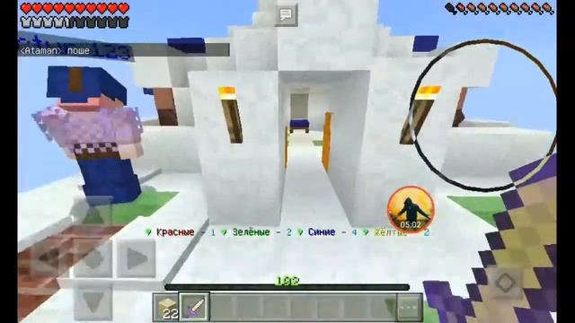 Играю в бед варс майнкрафт 1.1.4!!! смотреть онлайн