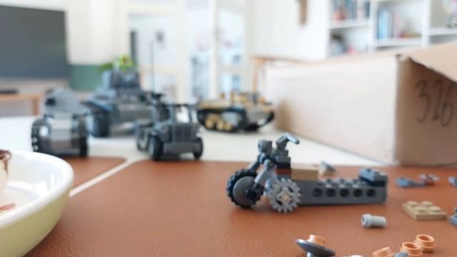 lego ww2 Kettenkrad tutorial. смотреть онлайн