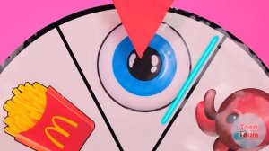 Челлендж. Шоколадная еда vs. Настоящая еда от TeenTeam Challenge