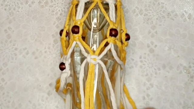 Macrame technique bottle design. Makrome teknigiyle şişe dizayn etme. смотреть онлайн
