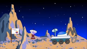 Развивающий мультфильм для детей от 12 месяцев про ракету и луноход: Учимся читать слог склад ПЬ.