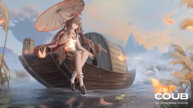 Девушка в лодке качается на волнах смотреть онлайн