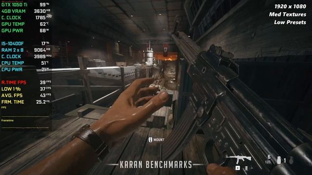 Call of Duty: Vanguard | Campaign | GTX 1050 Ti + I5 10400f | Native 1080p Custom Settings Test смотреть онлайн