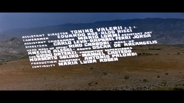 Sergio Leone Dollars Trilogy all 3 film opening intro theme 4K