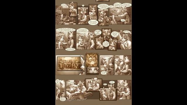 Lackadaisy Mostly Built FURRY Comic