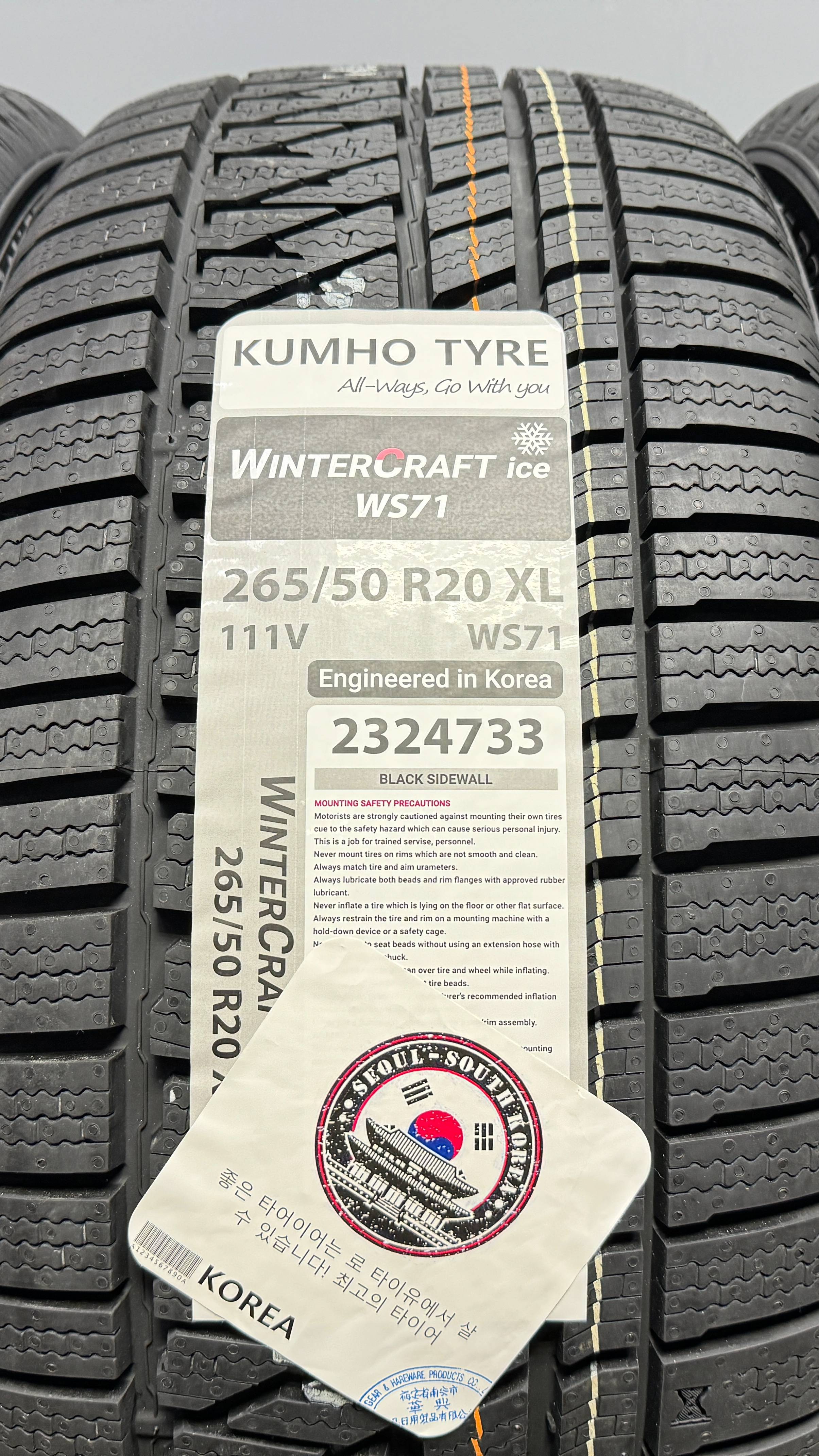KUMHO WINTERCRAFT WS71 265/50 R20 111V XL