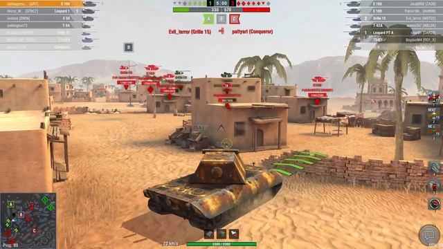 WoT Blitz E100 5434 DMG смотреть онлайн