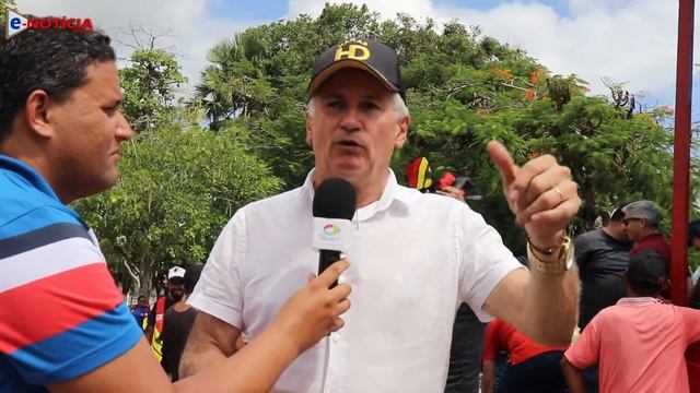 1º de Maio - Prefeito Orlando Jorge fala da festa proporcionada aos mototaxistas смотреть онлайн