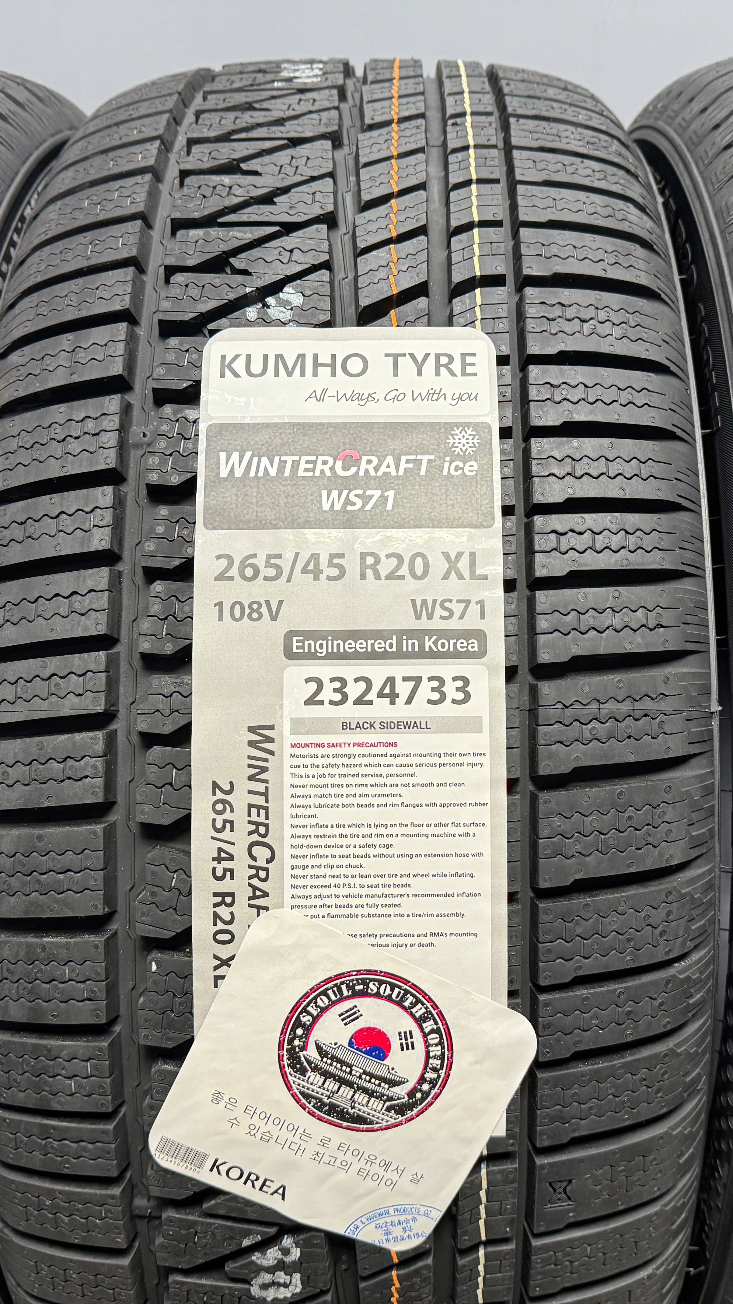 KUMHO WINTERCRAFT WS71 265/45 R20 108V XL