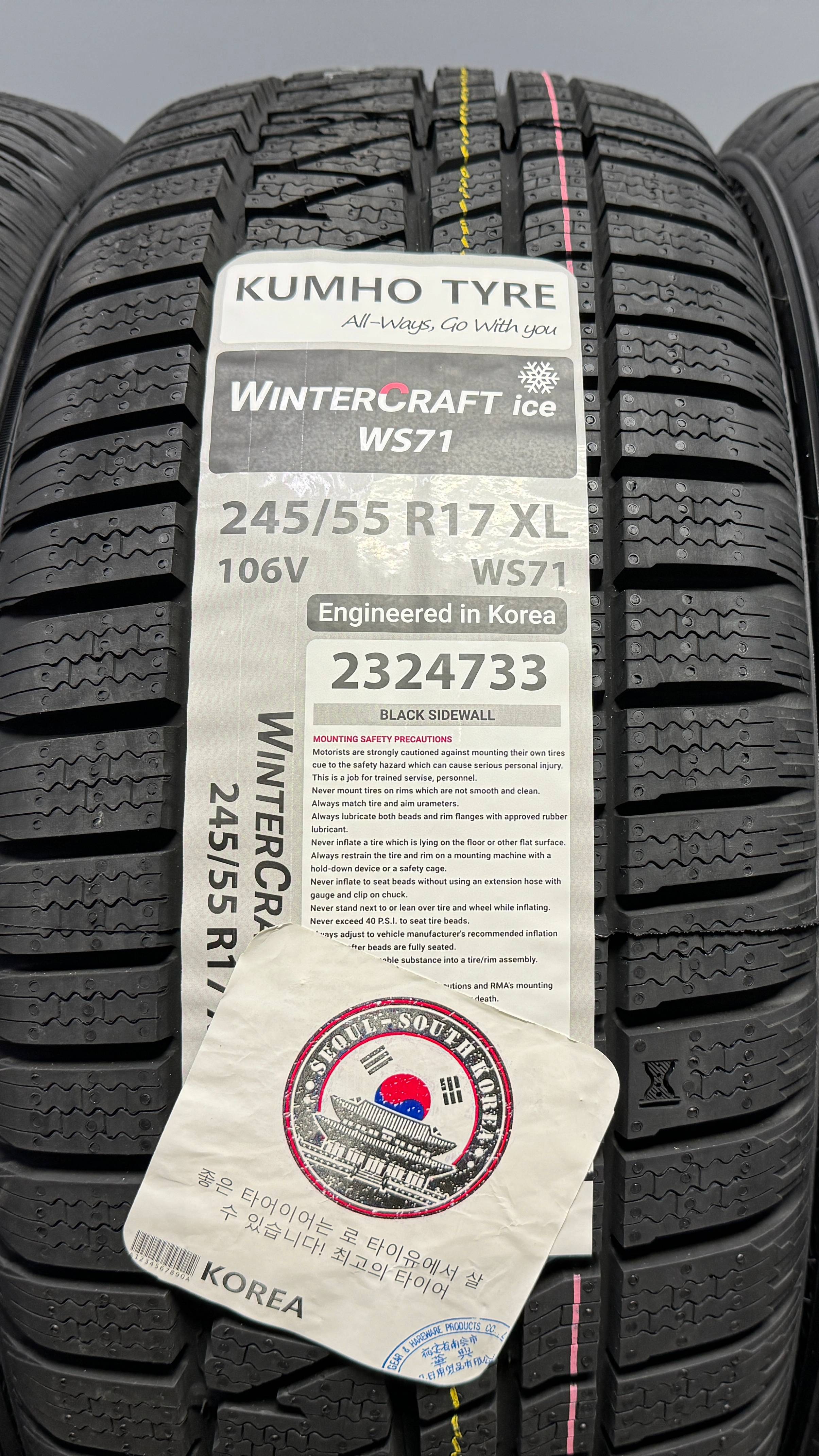 KUMHO WINTERCRAFT WS71 245/55 R17 106V XL