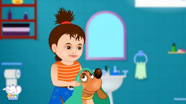 Bathroom | Learning song for Kids | 4K | Appu Series смотреть онлайн
