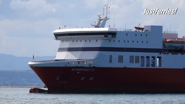 Arrival Of Ferry SUPERFAST II In Patra (Superfast Ferries)