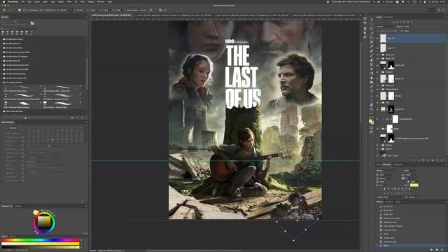 [Speedart] Improvement of the official poster of the series The Last of Us. смотреть онлайн