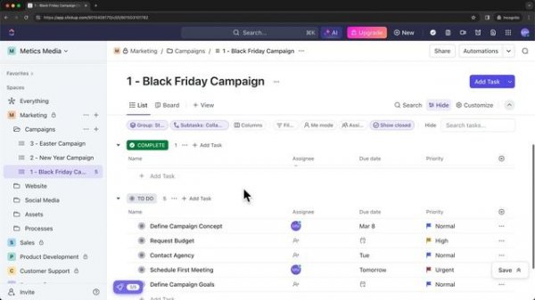 Учебное пособие по ClickUp — Как использовать ClickUp для начинающих
