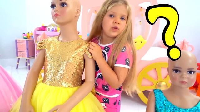 Diana Goes To The Princess Ball And Sews Beautiful Dresses