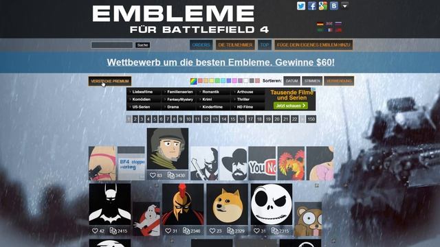 Battlefield 4 fertige Embleme einfügen Tutorial [HD] смотреть онлайн