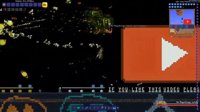 Terraria Supreme Buffed Hive Artillery vs Calamity Mod Death Mode Boss Rush ll Ancients Awakened mo смотреть онлайн