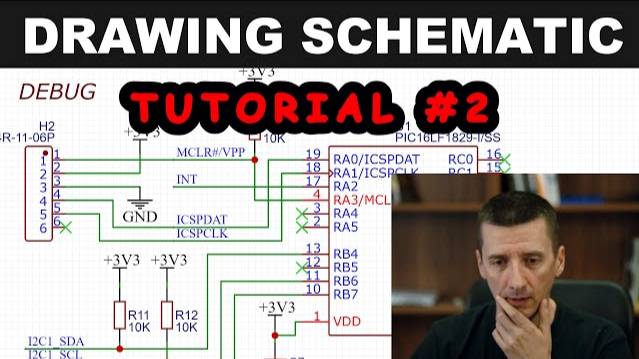 Tutorial #2: Drawing Schematic and Connecting Microcontroller + Accelerometer ( EasyEDA ) смотреть онлайн