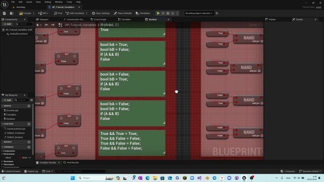 01 - ЛОГИЧЕСКИЕ ОПЕРАЦИИ И ПРОВЕРКИ. Blueprints Unreal Engine 5 К. Зандарян