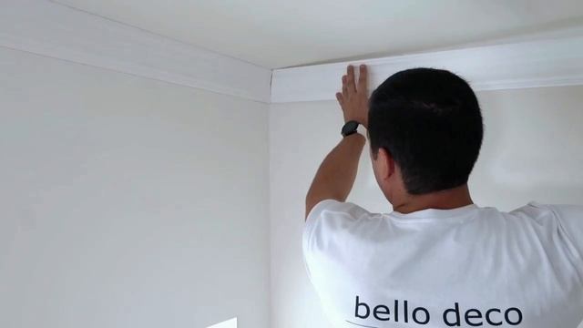 Bello Deco. Монтаж потолочных карнизов. смотреть онлайн
