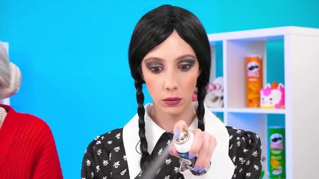 Кулинарный Челлендж: Уэнсдей Против Бабушки | Смешные Челленджи от Fun Teen смотреть онлайн