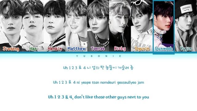 ZEROBASEONE - Energetic (Original: Wanna One) Color Coded Lyrics