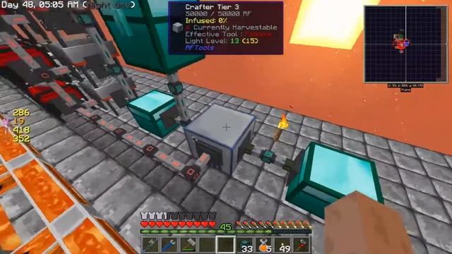 Minecraft Sky Factory | Серия №17 Автокрафт рудного гравия смотреть онлайн