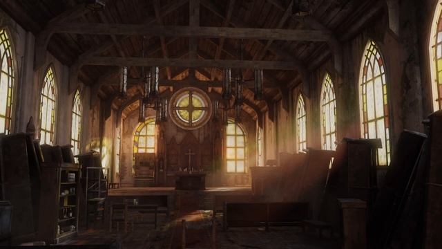 The last of us main menu theme with rain and thunder смотреть онлайн